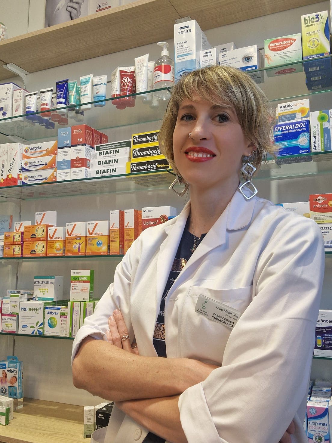 Izaro Mediavilla Petralanda — Farmacéutica con masters en dermocosmética y atención farmacéutica